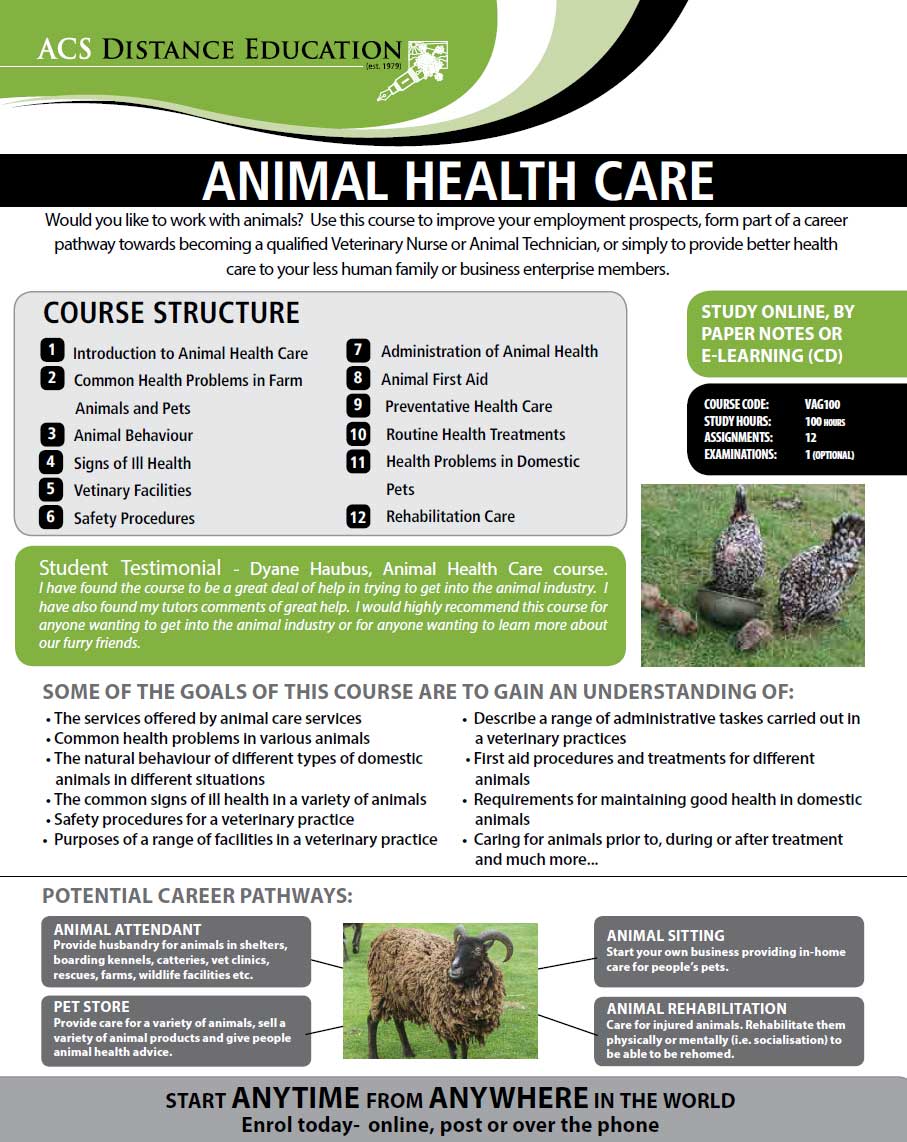 Animal Health Care | Discount online Course